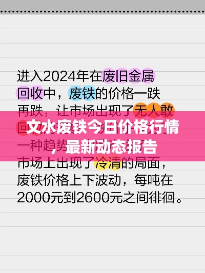 文水废铁今日价格行情，最新动态报告